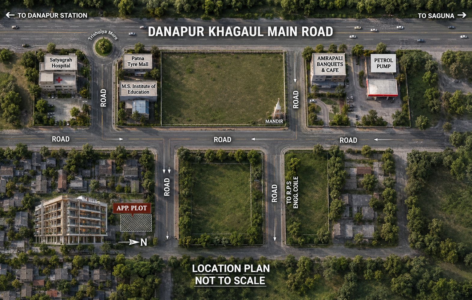 Malini Residency location map
