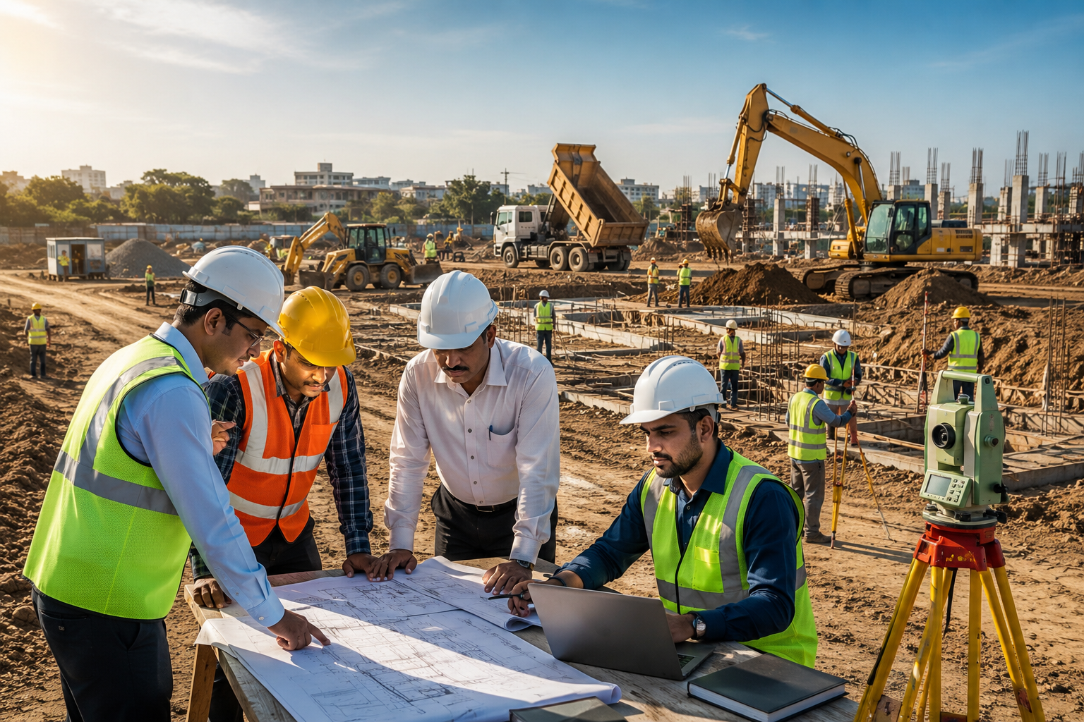 Construction site development